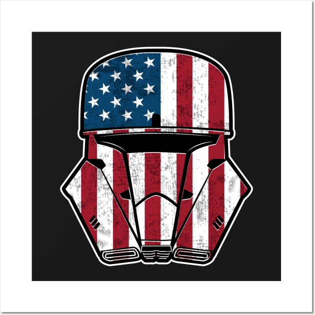 Patriot trooper V2 Wall Art by MatamorosGraphicDesign